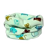 Tonsee ベビー 暖かい マフラー ラブリー カートゥーン パターン 赤ちゃん ネックウォーマー (グリーン)