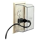 LectraLock - Baby Safety Electrical Outlet Cover - Duplex Style (single screw type) - Medium Cover [