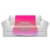 ブランケットウルトラソフトFuzzy 4サイズ！DIANOCHEのKUNZELMAN唇レインボーシャーベットホームDecor Unique Designer芸術的スタイリッシュな寝室アイデアCouch