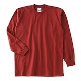[プロ クラブ] ロンT 無地 長袖 HEAVY WEIGHT L S TEE (114)[並行輸入品] (S, バーガンディー)