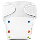BabyKicks Basic Cloth Diaper Hook and Loop Closure, White by BabyKicks [並行輸入品]