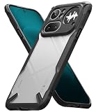 【Ringke】Nothing Phone (4a) Pro 対応 ケース PC＋TPU ハイブリッド 耐衝撃 ノンスリップ グリップ ストラップホール付き ナッシングフォン4a Pro用（フュージョンX）（ブラック）