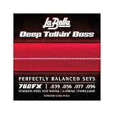 La Bella Flat Wound Stainless Steel Bass Strings (039-096) [760FX]