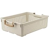 フリーバスケットL(IV) I-288-2 アイボリー ホーム＆キッチン 収納 バス・トイレ収納 [並行輸入品]