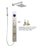 Serene蒸気完了の高級ホームシャワー蒸気システム構築、プレミアムBluetoothにはアロマセラピー将来+ 2 Scents no electricityジェネレータ必要ない簡単アセンブリUS M