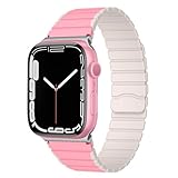 ANYOI 対応Apple Watch バンド シリコン アップルウォッチ バンド 磁吸引式ループ 49mm 45mm 44mm 42mm 