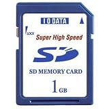 I-O DATA機器 SDメモリーカード ハイスピードモデル 1GB (20MB/s) SDP-1G
