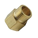 1-3/4インチ 真鍮 バーベッド ダブルエンド ストレートホース継手 ねじ込み式コネクタ