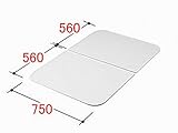 INAX　水まわり部品　組フタ[YFK-1175B(10)]　フタ寸法：A:750MM、B:560MM　2枚組み