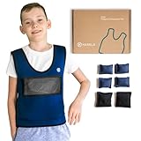 Harkla ハークラ 子供用 加重 着圧ベスト ウェイトベスト 10 歳以上対象 自閉症 ADHD 感覚障害をお持ちのお子様に最適 Lサイズ