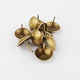 Newone 【50個】 太鼓鋲 直径16mm/19mm/23mm ブロンズ ＤＩＹ 古銅 スタッズ ピン 手工芸品の釘 (直径：19mm；19*19mm)