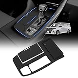 【傷防止には最強】LIMSTYLE トヨタ 新型 アルファード 40系 シフトパネルカバー ラバーマット 40アルファード コンソールパネルカバー ゴムマット アクセサリー 専用グッズ 内装パーツ 傷防止 汚れ防止 指紋防止 防水 防塵 車種専用 装着簡単 (ストレート式シフトレバー専用)