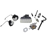 Flameer 交換部品セット　キャブレター　エア　オイルパイプ　フィルター　ホース　STIHL MS210用　燃料フィラー　キャップ　MS230 MS250適合