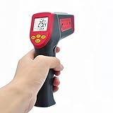 SynkTech A530 非接触式 デジタルサーモメーター 赤外線放射温度計 -32℃-530℃ 赤外線IR温度計 デジタル赤外線IR温度計 非接触温度計 LCDディスプレイ バックライト付き