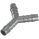 キタコ(KITACO) ホースコネクターY型 8mm ブラック [ 品番 ] 0900-990-10108