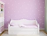 i-love-wallデカールwas-10200子供部屋壁デカールセットホワイト" Hearts " 60個for sticking Wallsticker壁ステッカーステッカー壁デコレーション