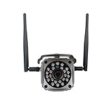 IntereFanNios IP安全ネットワークカメラ Wi-Fiワイヤレス セキュリティアラーム ナイトビジョン記録 デュアルウェイ音声トーク