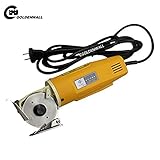CGOLDENWALL　24mm　Φ70mm電動布カッター　研磨機能付き布ハサミ　厚手の布やレザー、皮、革なども簡単に切る布カット 電気自動裁断機　 (110V)