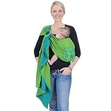 Hoppediz Ring Sling (Jacquard Los Angeles Turquoise) by Hoppediz
