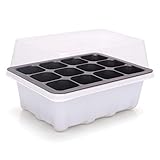 Litchi 苗箱 育苗トレー12穴 12枚植物ラベル付き 12セット