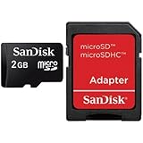 SanDisk microSDカード 2GB (SD変換アダプター付属) SDSDQ-002G-J35A