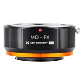 K&F CONCEPT マウントアダプター MD-FX PROⅡ ミノルタ対応 MINOLTA対応 MDマウントレンズ Fujifilm対応 FX Xマウントカメラ 装着用 レンズアダプター 艶消し仕上げ 反射防止 無限遠実現 メーカー直営店