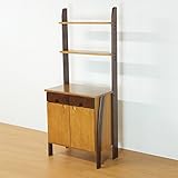 北欧風 65cm幅サイドボード ナチュラル/ブラウン 完成品