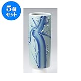 5個セット 花瓶 青磁梅ズンド１０号 [12.5 x 30cm] インテリア 縁起物 ギフト プレゼント