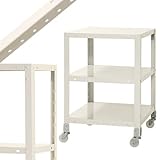 スマートラック NSTRK-124 幅45×奥行30×高さ64.5cm 3段 ホワイト 80㎏/全