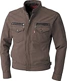 CUC DOGMAN 長袖ジャンパー カーキ×ブラウン 4Lサイズ 8127