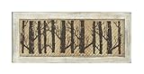 Benzara 54626 Forested木製メタルウォール装飾