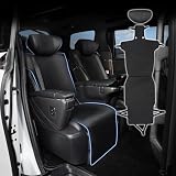Cartist トヨタに対応 アルファード ヴェルファイア 40系 に適用 シートカバー 車用 シートカバー フルサラウンドシート ALPHARD VELLFIRE 40系 2023年6月～現行 車種専用設計 カーシートカバー 座席カバー 二目列用 取付簡単 シート保護 カー用品 カーアクセサリー 1席分 (ブラック)