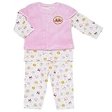 2016年 秋冬 アンパンマン ニットキルト ベスト付き 長袖パジャマ Anpanman ピンク◇95cm