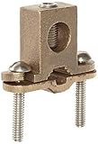 Morris Products 91610 Heavy Duty Ground Clamp, 1/2 - 1" Pipe Range, 3/8 - 1" Rebar Range, 8 - 4/0 Wi