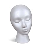FloraCraft, Expanded Poly Styrene Foam Head, 7.5-Inch Long by 6-Inch Wide by 10-Inch High, Female by