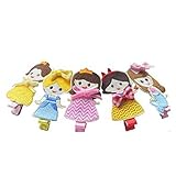 Oujyo ベビーヘアクリップ 　ヘアピン　ヘアクリップ　可愛いい人形ヘアアクセサリー 5点セット　前髪クリップ　和服髪飾り　 キュート　子供日 出産お祝い　誕生日プレゼント