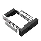 大容量 ドライブマウント HDD 3.5inch SATA用 デスクトップPC用 1106SS 5.25→3.5インチ SATA HDD変換マウンタ 前面ボタン付き