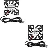 2個入り 4010 USB冷却ファン 5V 40×40×10mm USBファン 5V ハードウェアケース用