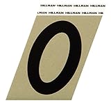 The Hillman Group 840552 3-Inch Aluminum Angle-Cut Number 0 by The Hillman Group