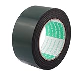 uxcell スポンジテープ 5CM幅 10M長さ 0.5MM厚さ 両面 DIYテープ スポンジ材質