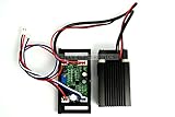Q-BAIHE 450MD-400 445nm 450nm 1mw青色レーザドットモジュール、ドライバ出力12V + TTL +ファン冷却 - 長時間動作クラス2