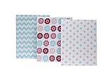 Little Bedding by NoJo 3 Piece Crib Sheet, Tickled Pink