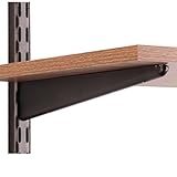 John Sterling 0122-11BRZ Dual Track Wood Shelf Bracket, 11-Inch, Bronze [並行輸入品]