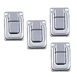 F Fityle 4個　木製　ツール　ジュエリーボックス　ラッチ　キャッチ　ロック　実用的　高品質　　