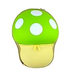 ユニークなキッズリュックキノコの形の大人バッグファッションリュック[緑]