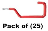 National Mfg。n271 – 018 4.5 " X 2.5 "ビニールコーティングスチールラフターストレージねじで吊りフック – 数量25