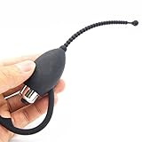 RaiFu 尿道バイブレーター アナルプラグ オナニー セックス玩具 防水 シリコン 刺激 ブラック