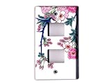 【有田焼】染錦金彩桜絵(2穴)コンセントカバー