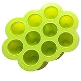 Homemade Baby Food Storage - BPA Free Silicone Freezer Tray with Lid, Safe for Breastmilk Storage ->