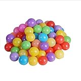 Startletパック100のCrush ProofボールOceanプラスチックボールPit Balls – 6明るい色